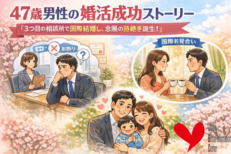 ４７歳男性の婚活成功ストーリー_秋葉原結婚相談所